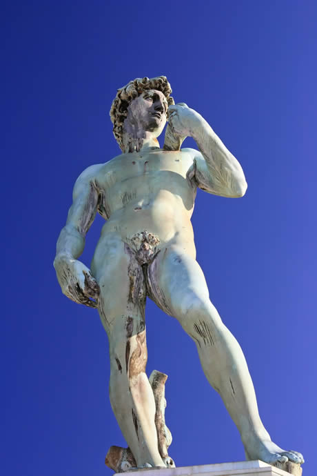 Le David de Michel-Ange statue à Florence photo