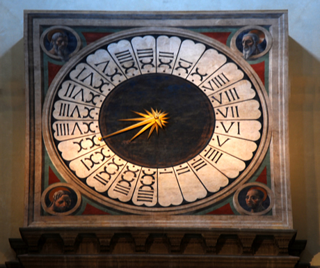 Orologio di Paolo Ucello nel Duomo di Firenze foto